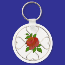 Rose Valentine Keychain by RealPotential Rose Valentine Keychain