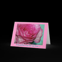 Rose Valentine's Card
