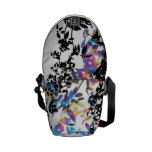 Rose Vine Rickshaw Messenger Bag