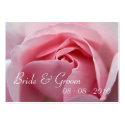 Rose :: Wedding Favor Tag business cards