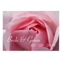 Rose :: Wedding Favor Tag business cards