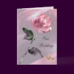 Rose Wedding Invitation Card