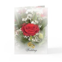 Rose Wedding Invitation Card