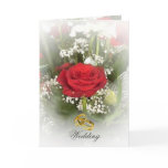Rose Wedding Invitation Card
