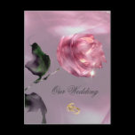 Rose Wedding Invitation postcards
