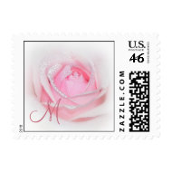 Rose Wedding Postage Stamp stamp