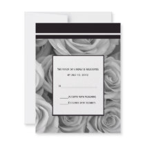 Rose Wedding Response Invitation