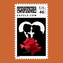 Rose Wedding Stamp