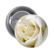 Rose White Button