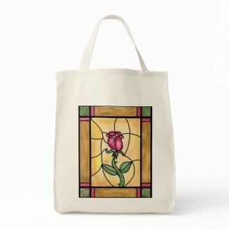 Rose Window Grocery Bag bag