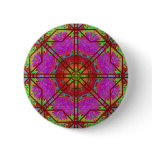 Rose Window Mandala Button
