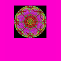 Rose Window Mandala - Ladies' T-Shirt
