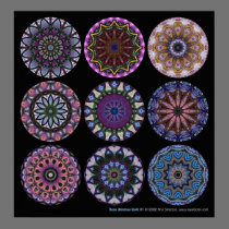 Rose Window Quilt #1 posters