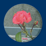 Rose with 2 Buds Magnet magnets