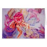 Rose With Ribbons Card