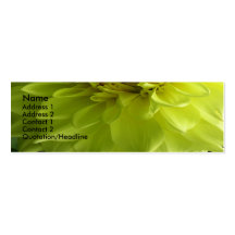 Rose Yellow Business Card Template
