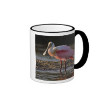 Roseate Spoonbill, Ajaia ajaja, Ding Darling Mugs