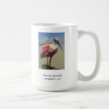 Roseate Spoonbill by William Bock Coffee Mugs