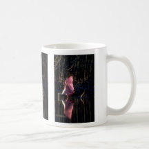 Roseate Spoonbill, fishing Coffee Mug