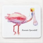 Roseate Spoonbill mouse pad