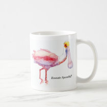 Roseate Spoonbill mug mugs