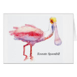 Roseate Spoonbill note card