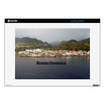 Roseau Dominica Decals For 15" Laptops