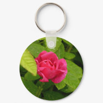 Rosebud keychain