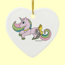 Rosebud The Unicorn Ornament ornaments