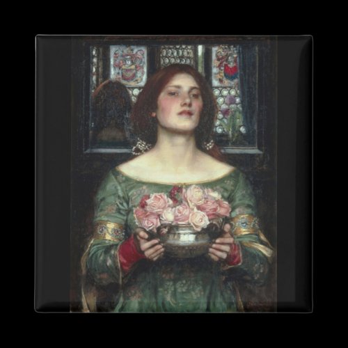 Rosebuds by John William Waterhouse Fridge Magnet
