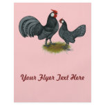 Rosecomb Blue Bantams flyers