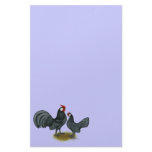 Rosecomb Blue Bantams Stationery Design