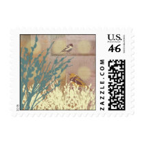 Rosegold Pussy WIllow Bird Design Stamp by Yoshika Rosegold Pussy WIllow Bird Design Stamp