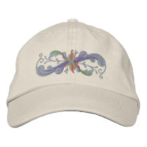 Rosemaling embroidered hats
