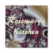 Rosemary's Kitchen Magnet by juliebernabe Rosemary's Kitchen Magnet