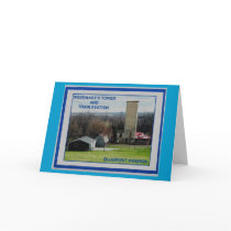 ROSEMARY'S TOWER & TRAIN STATION 4 cards by mrsheldo ROSEMARY'S TOWER & TRAIN STATION 4 cards