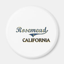 Rosemead California City Classic Refrigerator Magnets