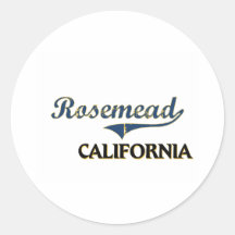 Rosemead California City Classic Stickers