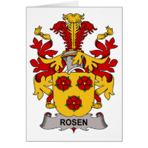 Rosen Family Crest cards