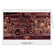 Rosenkranz Madonna  By Reni Guido Greeting Card
