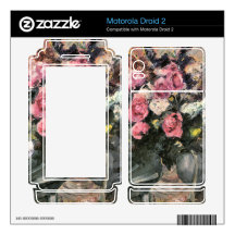 Roses 1 by Lovis Corinth Motorola Droid 2 Skins