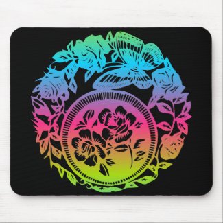 ばらおよび蝶 mousepad