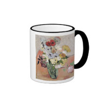 Roses and Anemones, 1890 Coffee Mugs