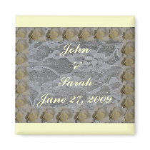 Roses and Lace Frame magnets by SeaAngel Roses and Lace Frame magnets
