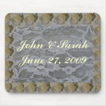 Roses and Lace Frame mousepads by SeaAngel Roses and Lace Frame mousepads