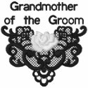 Roses and Lace -  Grandmother of Groom embroidered shirts