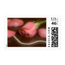 Roses and Pearls postage by elyssa444 Roses and Pearls postage