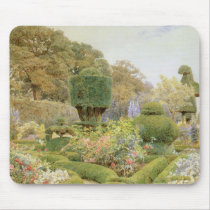 Roses and Pinks Levens Hall Kendal Cumbria Elgood Mousepad
