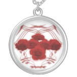 Roses and Tribal Graphics: Necklace