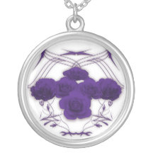 Roses and Tribal Graphics: Necklace
